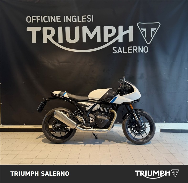 TRIUMPH Thruxton 400 Pearl Metallic White / Storm Grey Abs